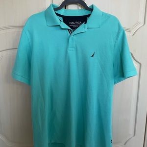 Nautica Teal Blue Polo